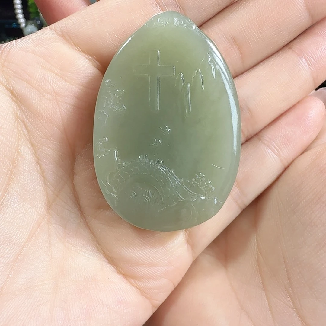 颈饰未镶嵌和田玉