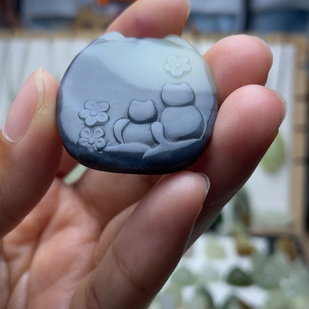 和田玉未镶嵌吊坠(不含链)