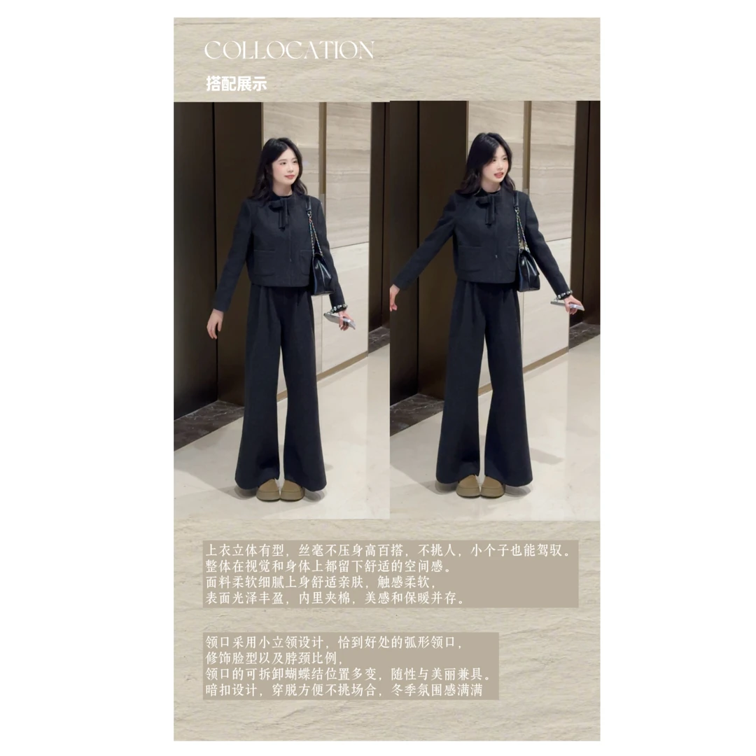 【两件套上衣+裤子】时尚套装宽松套装时尚减龄高腰百搭女装显瘦