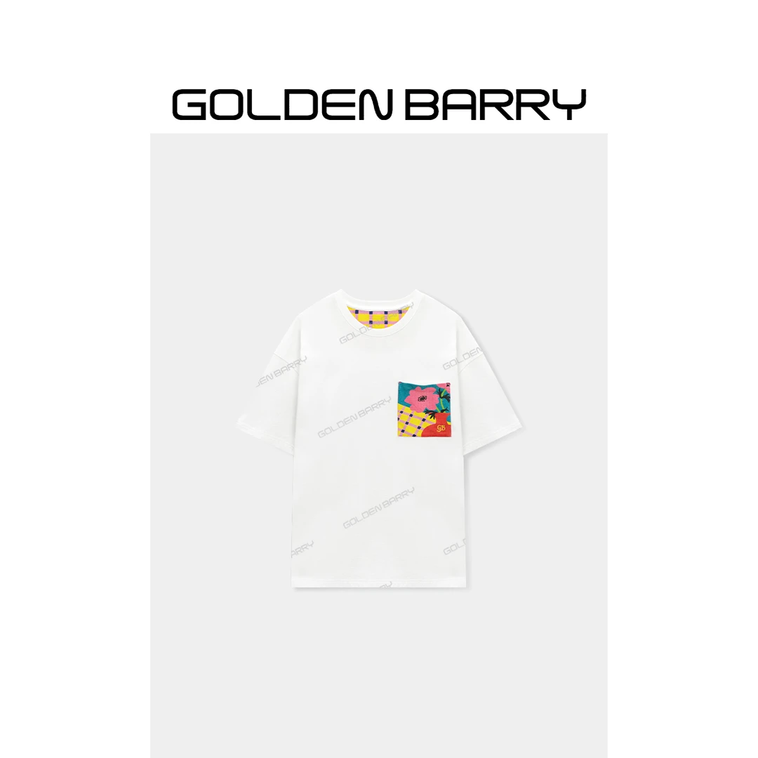 GOLDENBARRY|201024“灵感画布”插画口袋T恤