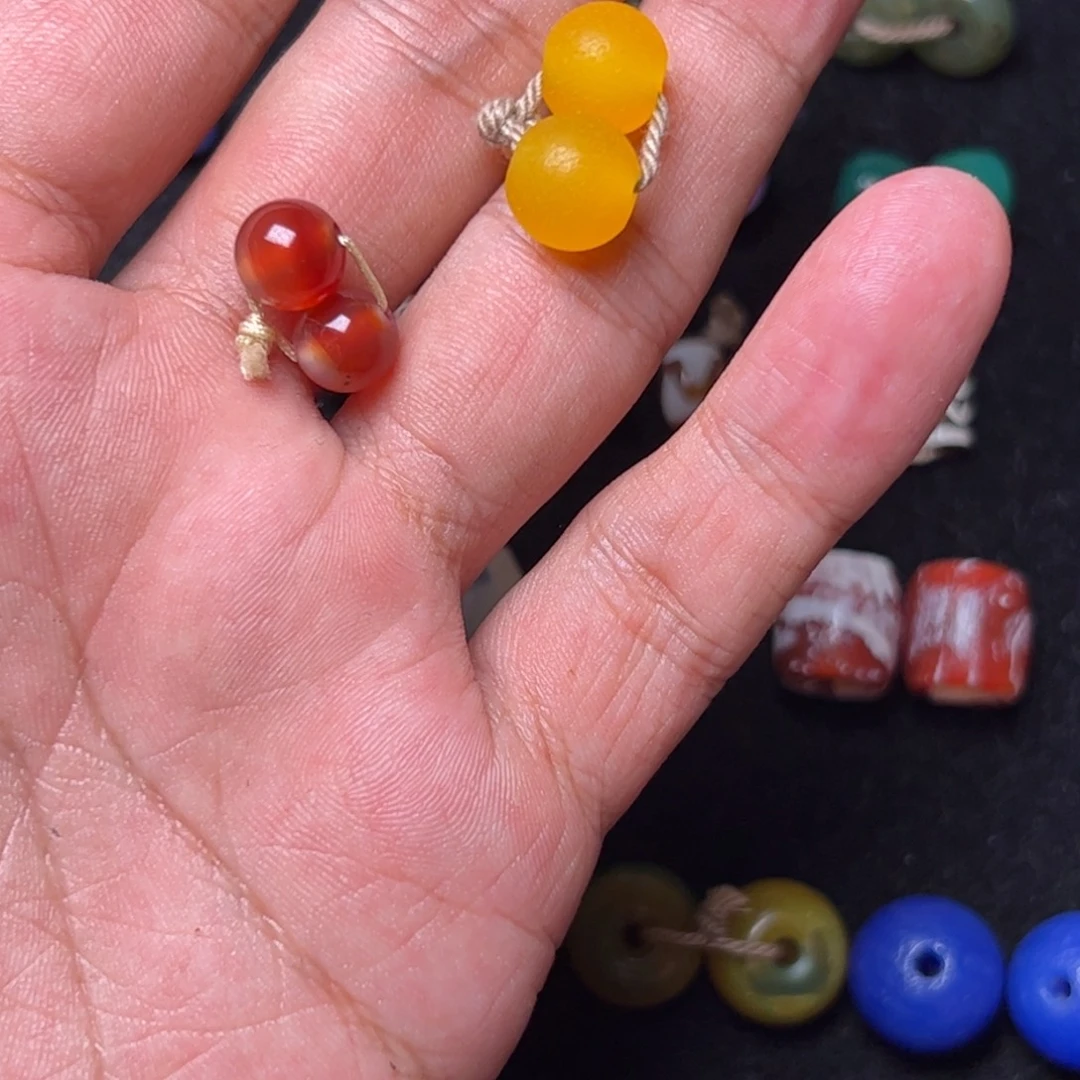 茶***多玛瑙/玉髓未镶嵌配饰