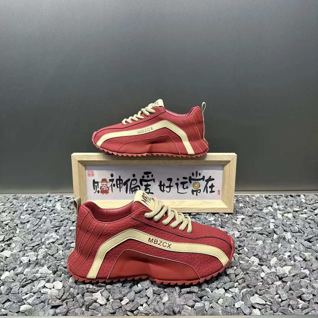 男士2025新款加绒保暖舒适软底增高厚底时尚百搭潮流运动休闲鞋士