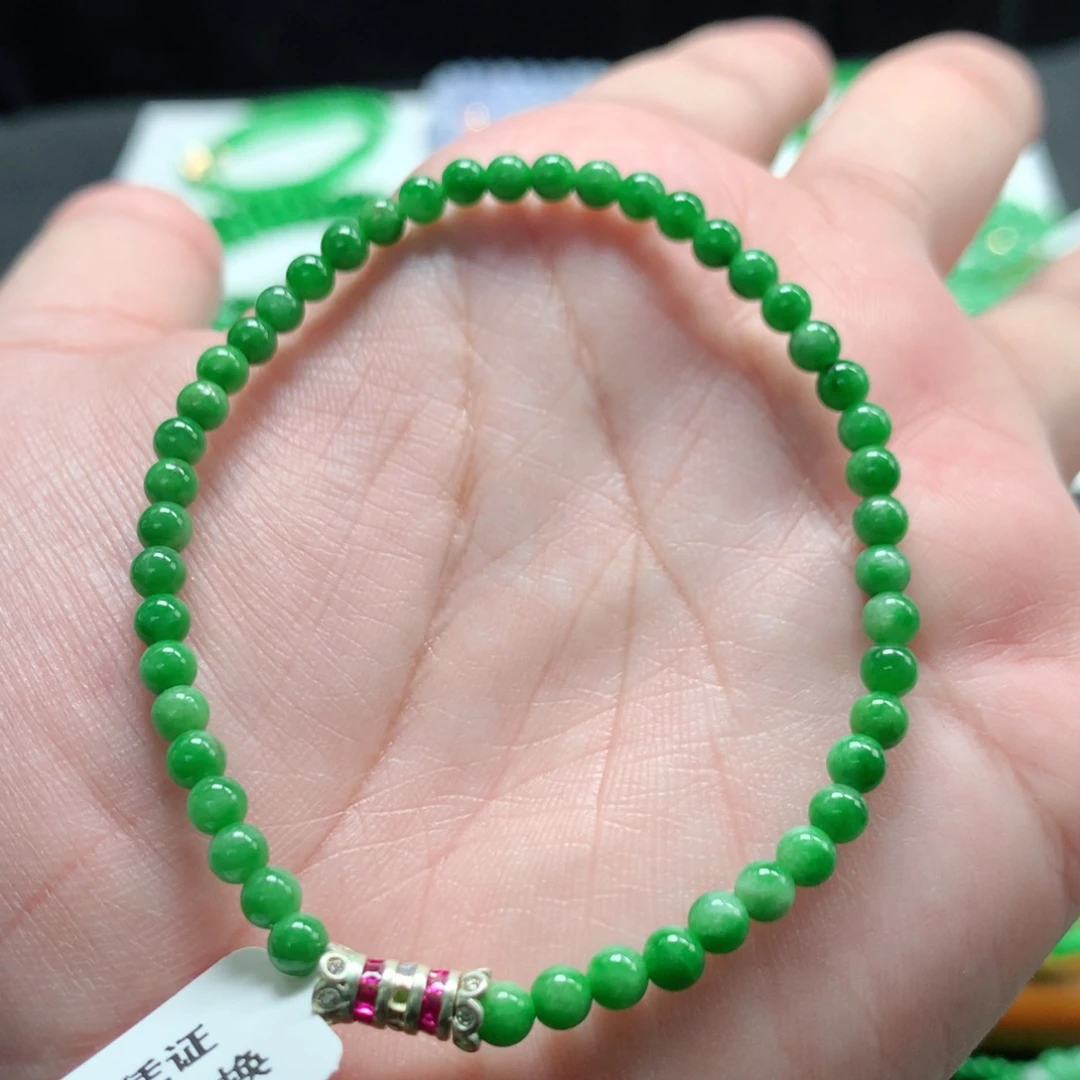 翡翠未镶嵌手链翡翠