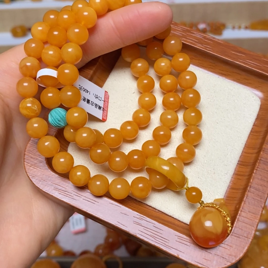 【闪购商品】未镶嵌蜜蜡手链手串