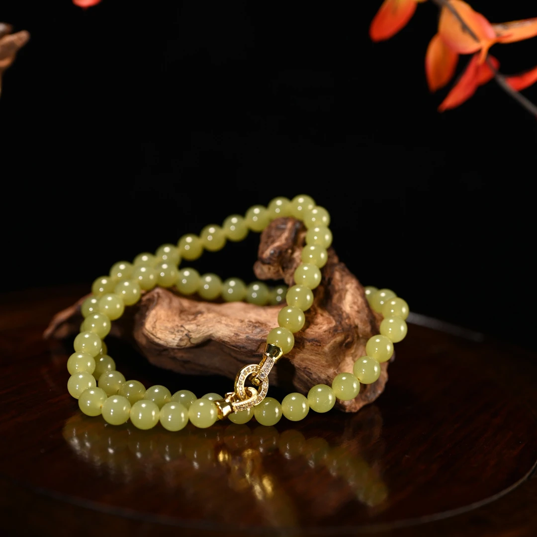 Lot8852 2511260076和田玉黄玉项链/杭拍