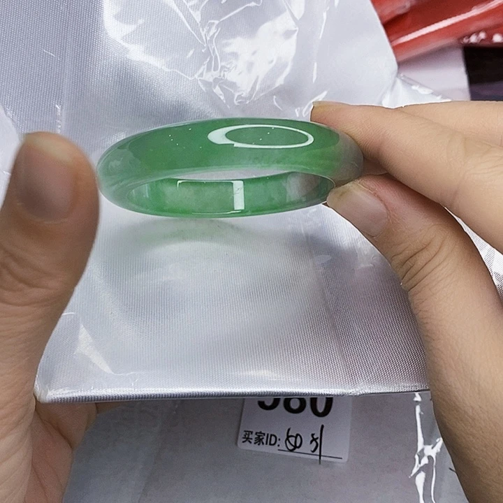 翡翠未镶嵌手镯一图一物实物为准