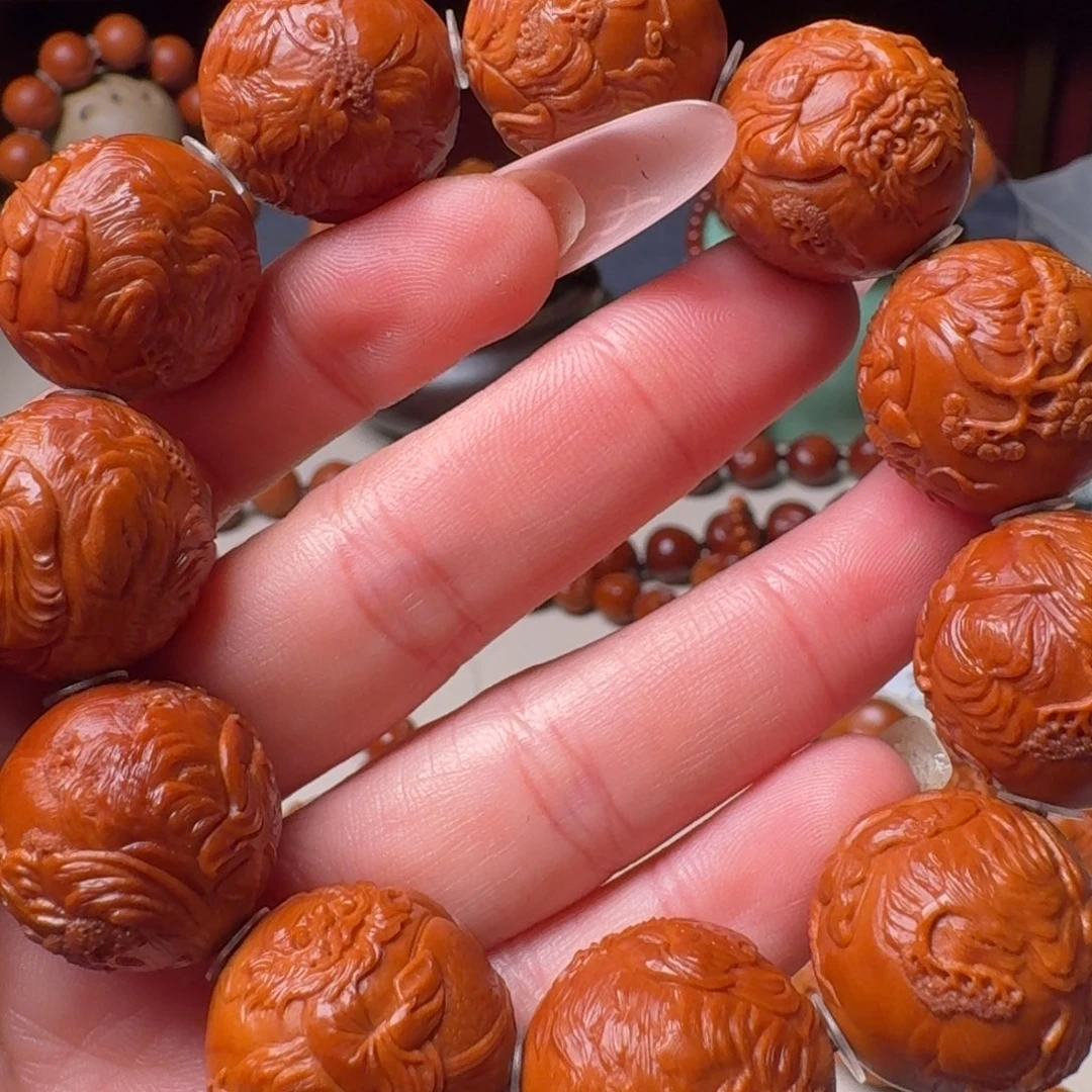 橄榄核手串/手链时**转手工钟馗