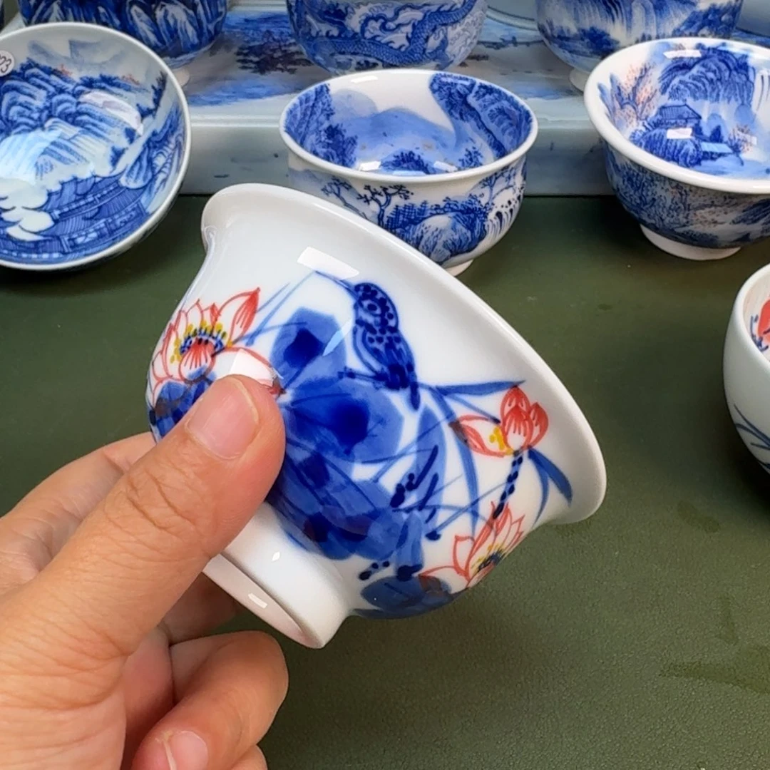 陶景德镇纯手绘茶具圆圆207