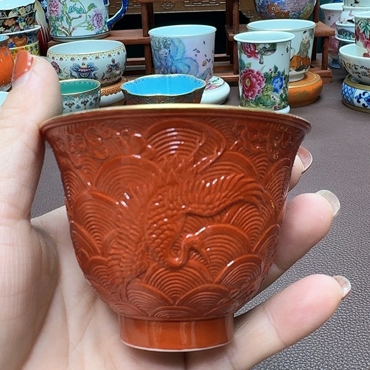 瓷片景德镇仿古手工制作精品展示