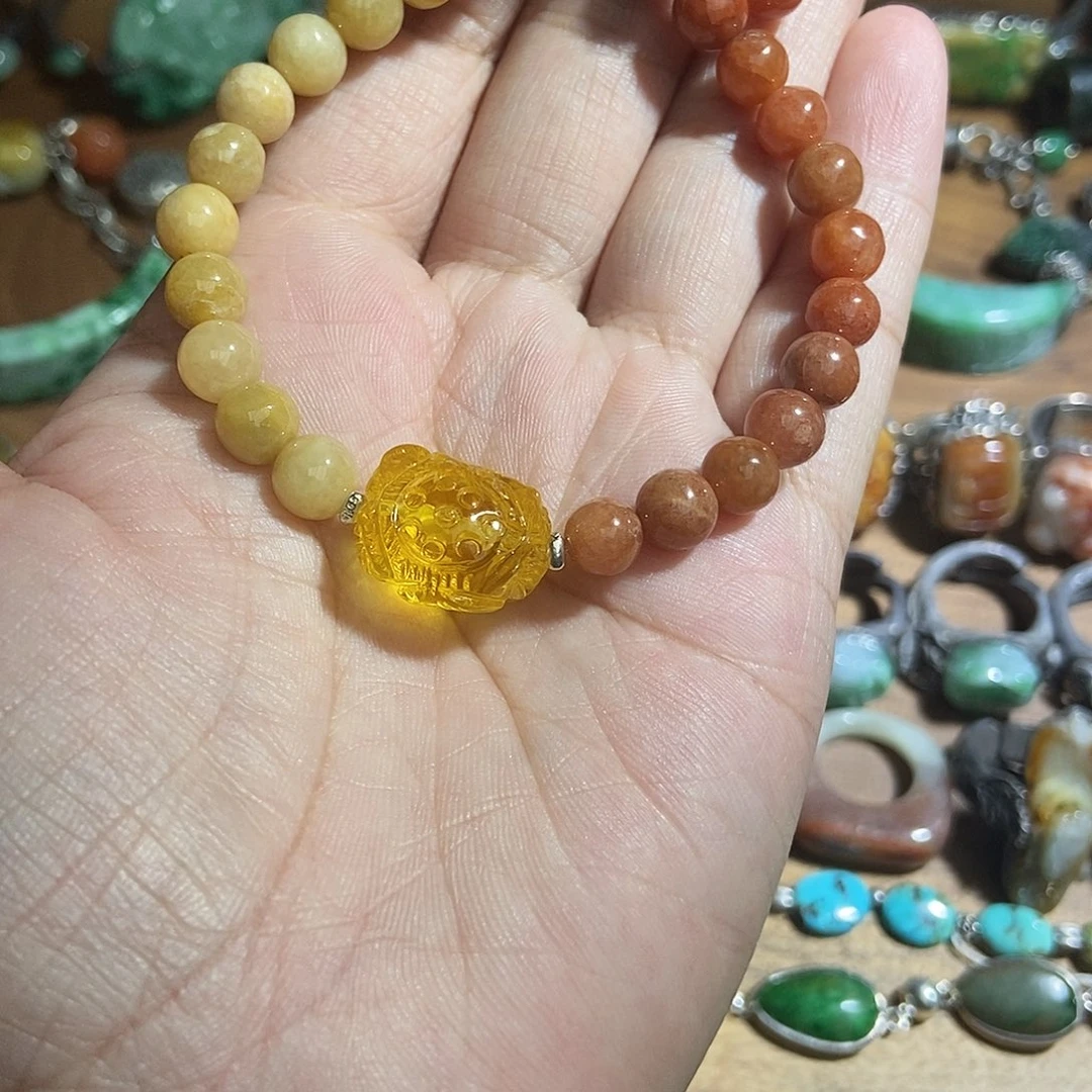 翡翠未镶嵌手串010