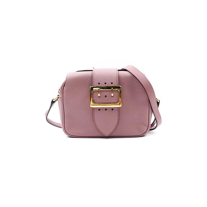95新 BURBERRY/博柏利 巴宝莉 粉色金扣单肩包T_ZY0000416577