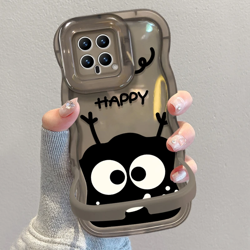 适用于小米14板凳双支架小煤球全包防摔创意手机壳