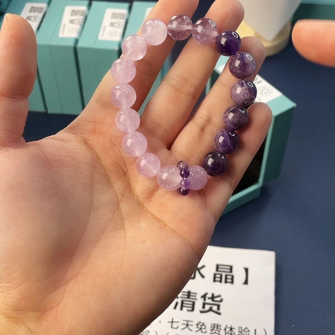 银S925镶嵌水晶手链