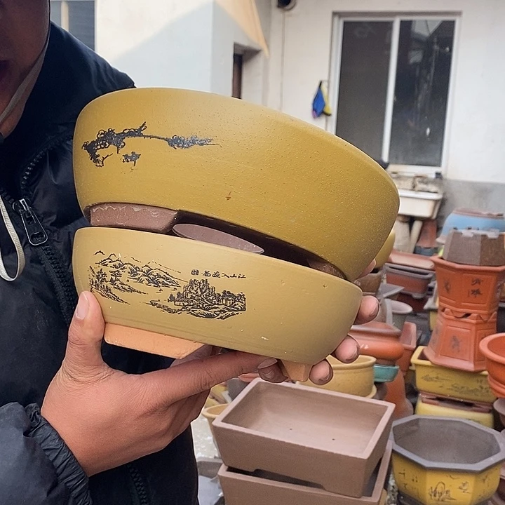 紫砂花盆宜兴紫砂