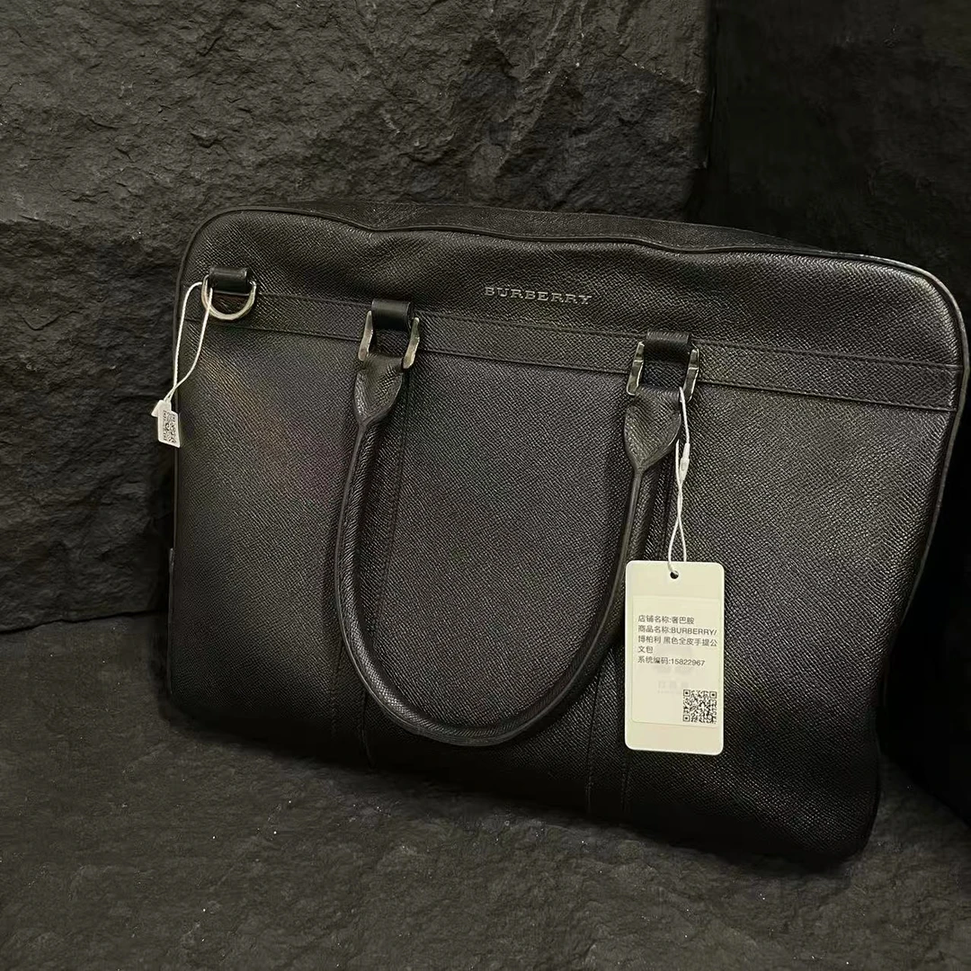 95新 BURBERRY/博柏利 /公文单肩手提包/