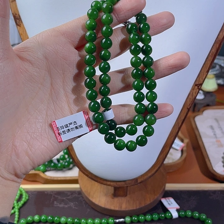 和田玉（碧玉）未镶嵌颈饰8