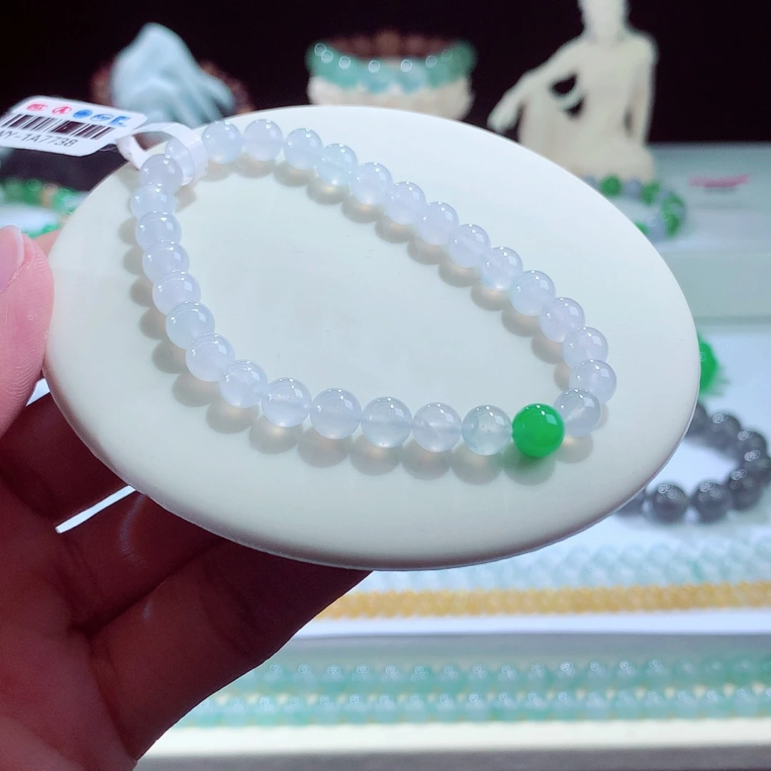未镶嵌手链翡翠卡6