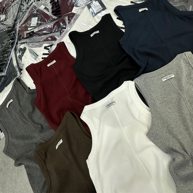 欧洲站2025夏季新款韩版宽松显瘦百搭圆领小众炸街高级感女装