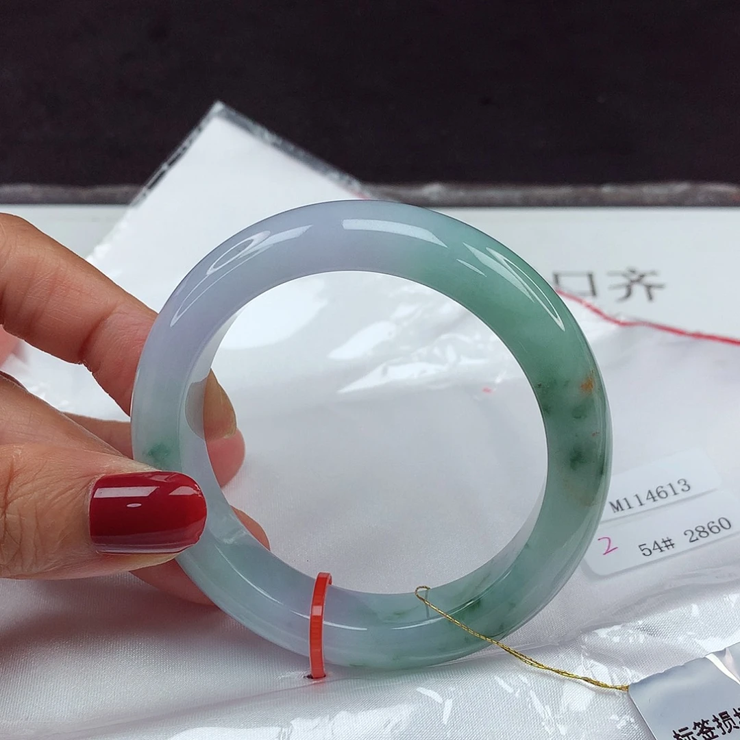 翡翠手镯未镶嵌54圈4613
