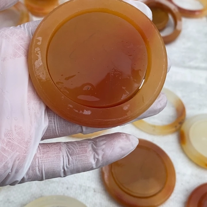 石英质玉（黄龙玉）未镶嵌吊坠