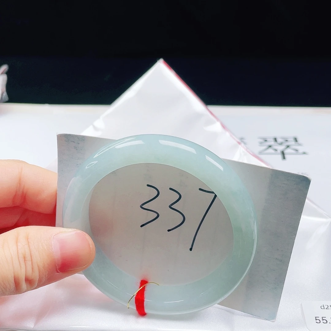 翡翠未镶嵌手镯55➕圈口