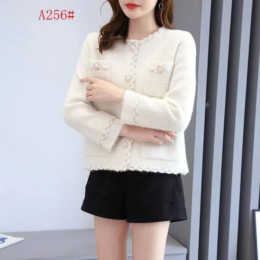 【香姐精品】2025年新款网红小众炸街高级感女装小香风外套-256