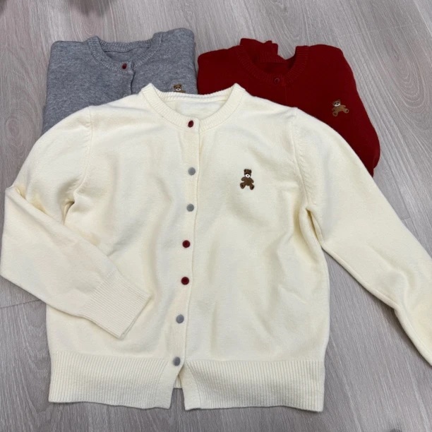 深圳南油秋冬慵懒风羊毛开衫宽松毛衣外套上衣