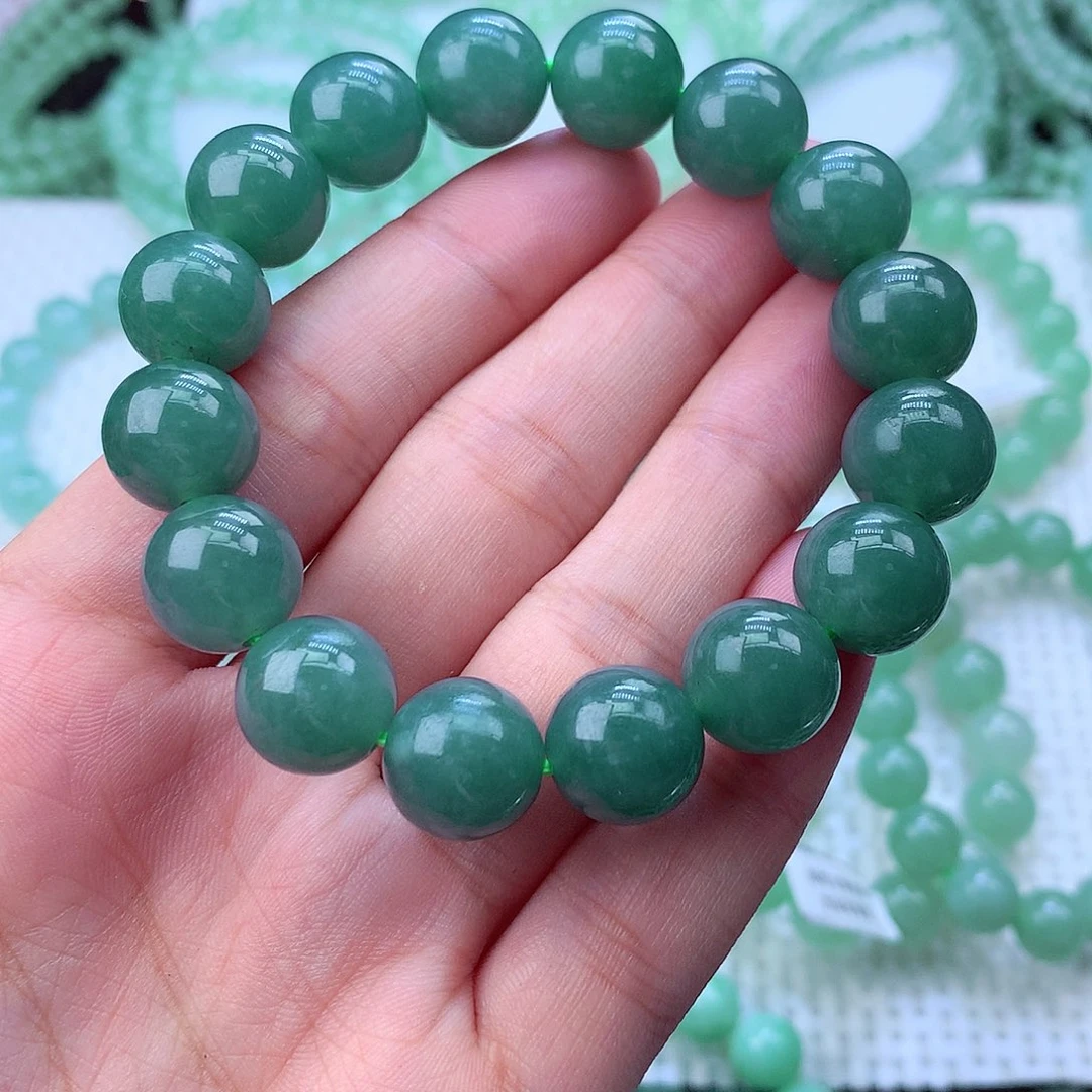 翡翠未镶嵌毛衣链