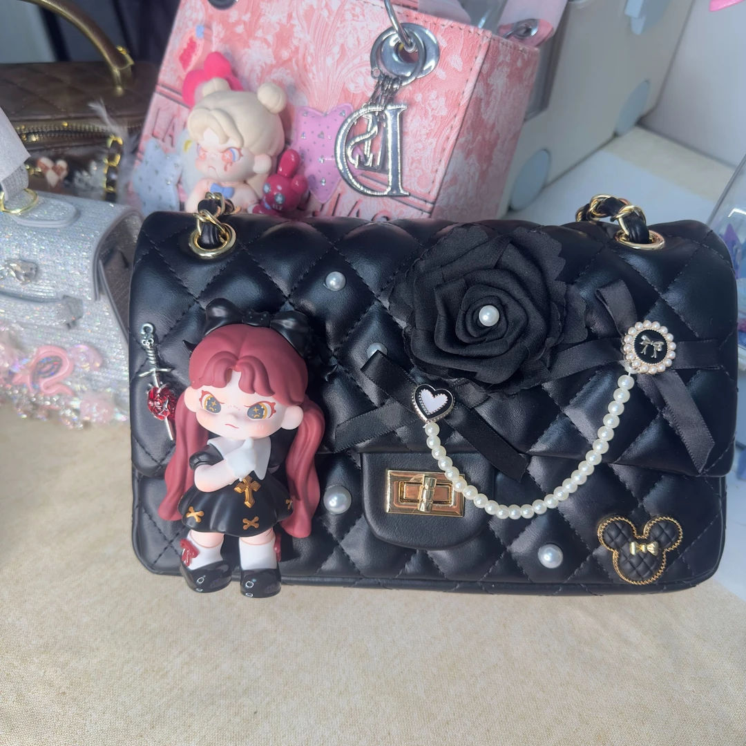 正版时尚潮玩盲盒娃包拆盒 个性网红元气少女潮流女包