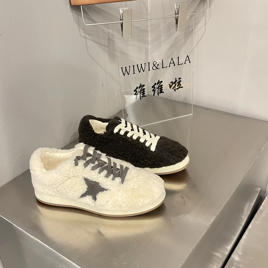 【维维啦】冬款羊毛配牛京德训鞋绒里雪地鞋2485-20