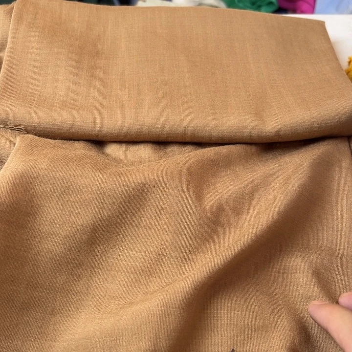 棉混纺卡其麻棉2米