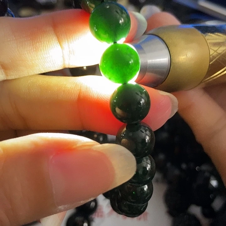 未镶嵌手链翡翠墨翠11