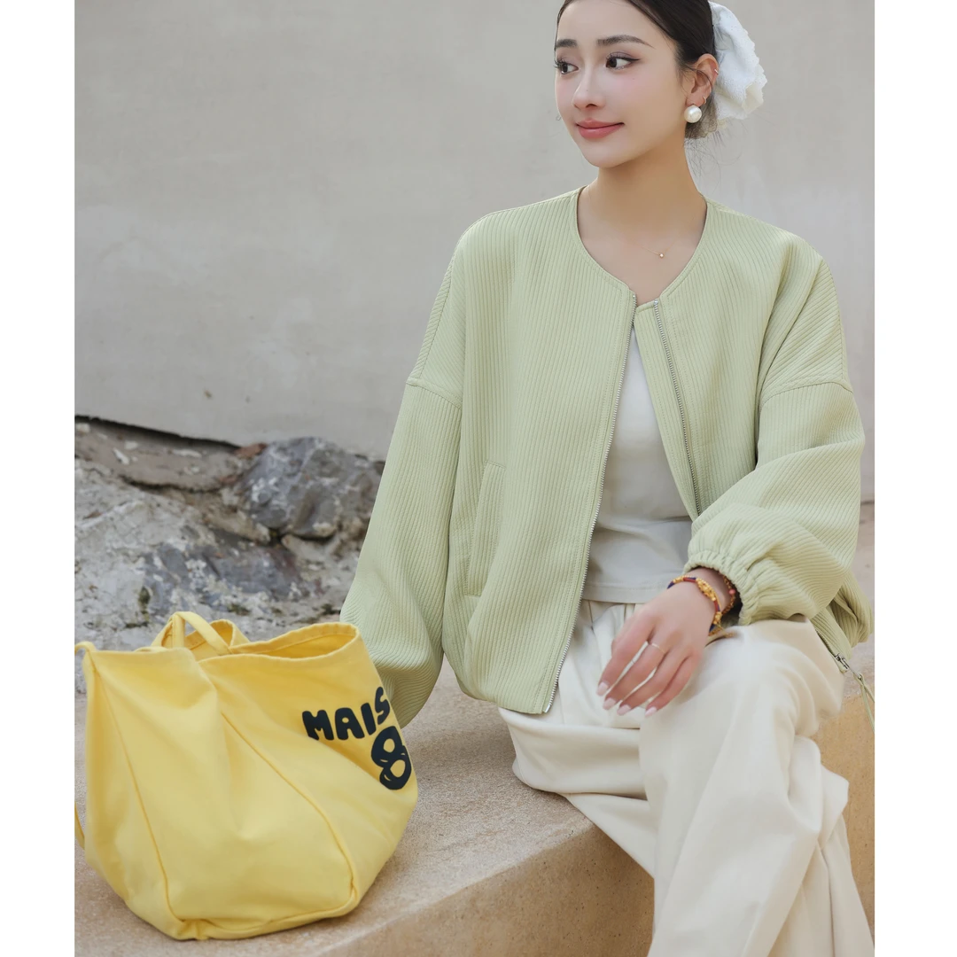 DS51A15回味依衣2024秋季新款时尚洋气减龄休闲百搭外套女装