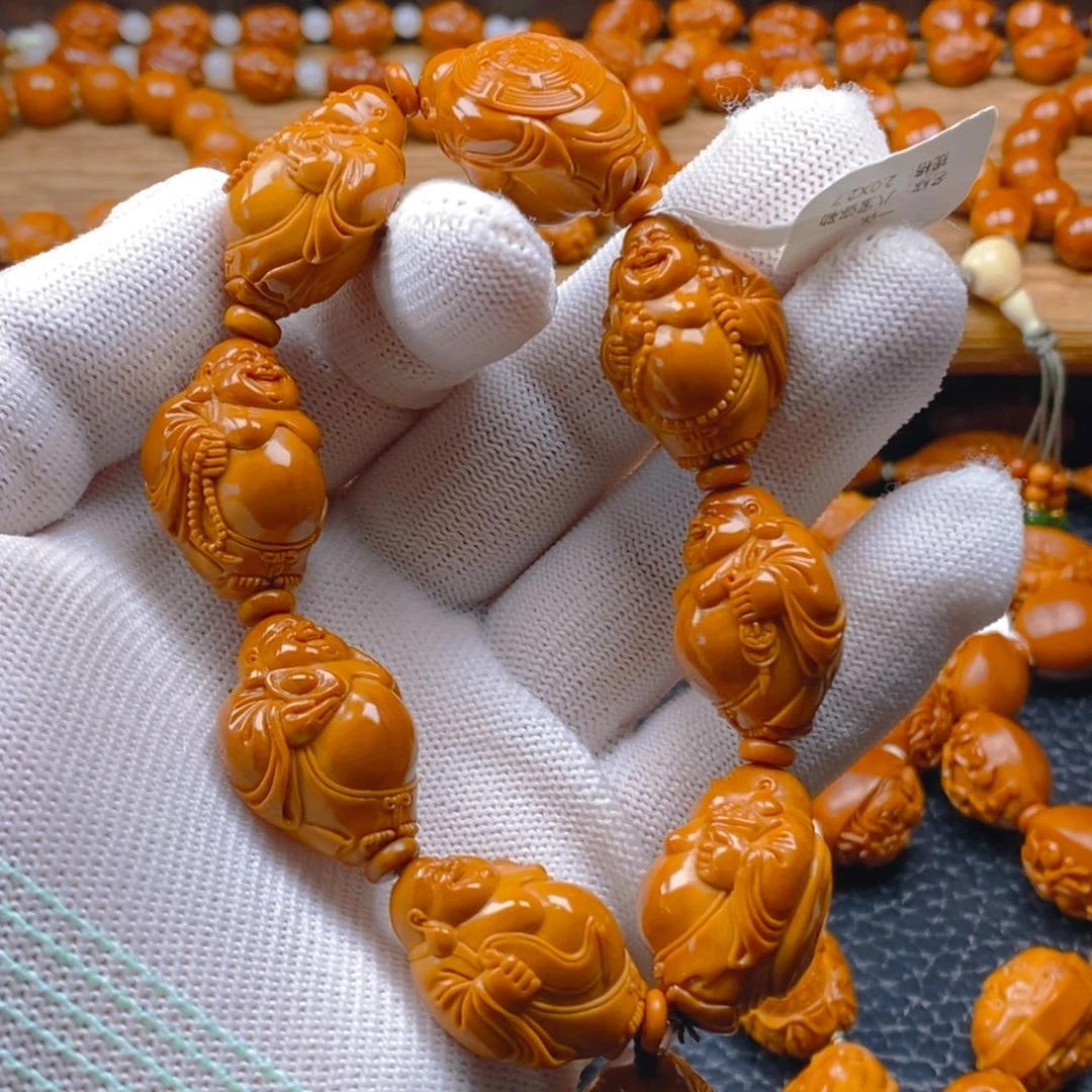 手串/手链橄榄核许静健2.0八宝弥勒水晶核