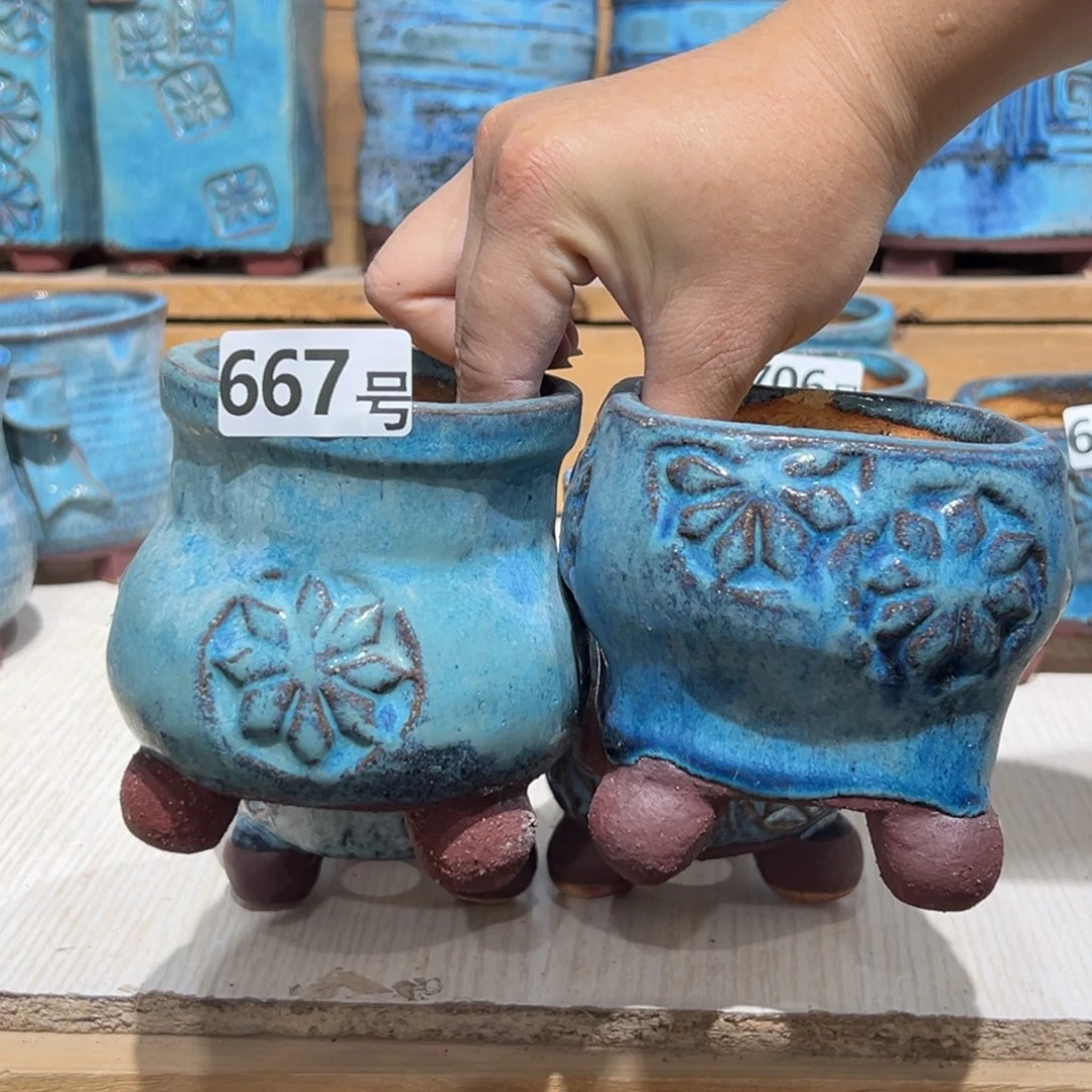 冬***冬尚雅陶坊多肉花盆，内口径7-7.5微瑕