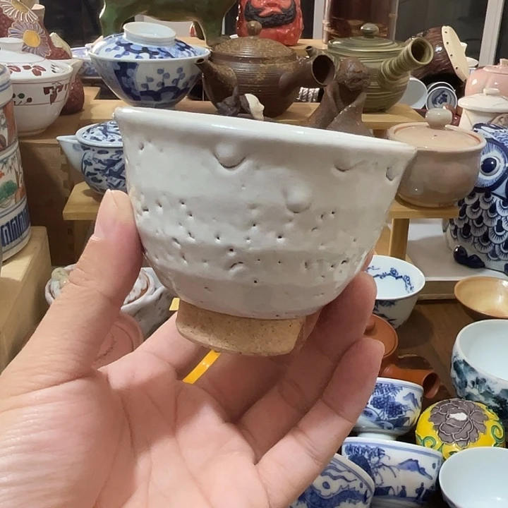 瓷片鬼萩杯子好看的哦