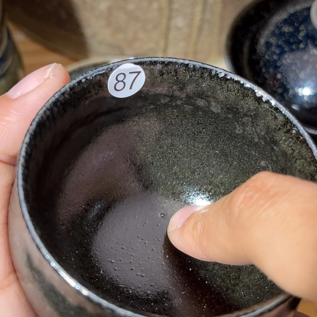 茶盏义兴龙窑坚持真柴烧微瑕