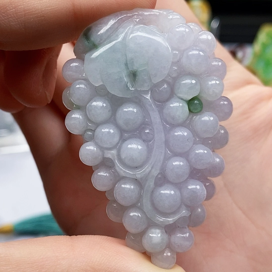 颈饰未镶嵌翡翠翡翠A货