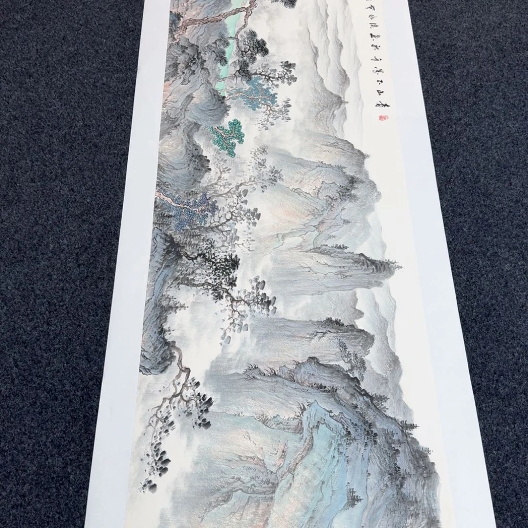 国画国画作品山水花鸟纯手绘