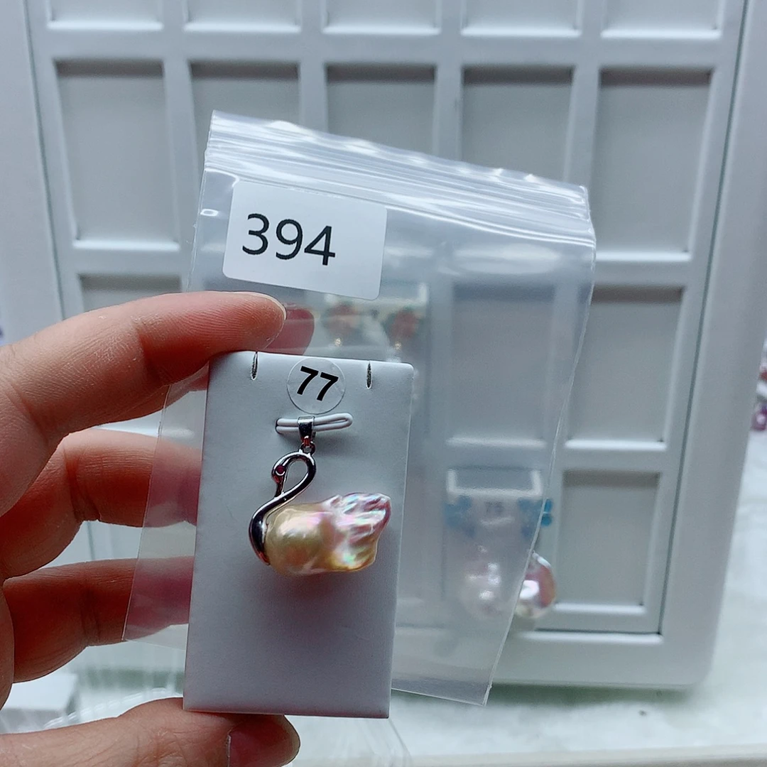 淡水珍珠吊坠(不含链)合金