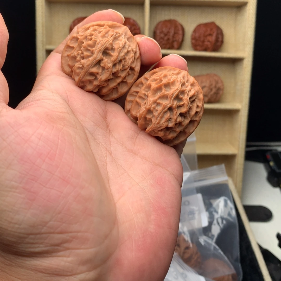 把件文玩核桃40尺全品无修苹果园