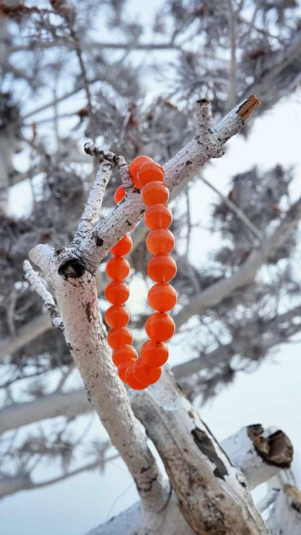 【菩觉臻造】南红樱桃红手串