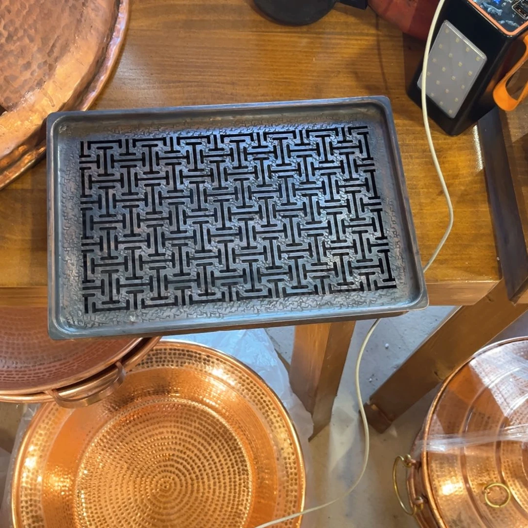 复古窗花壶承手工锻打工艺