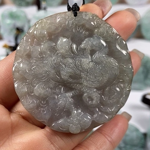 翡翠颈饰未镶嵌凤凰福利