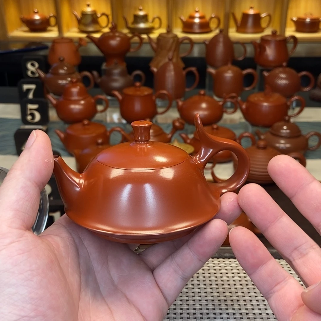 茶壶紫砂开*人潮州手拉壶