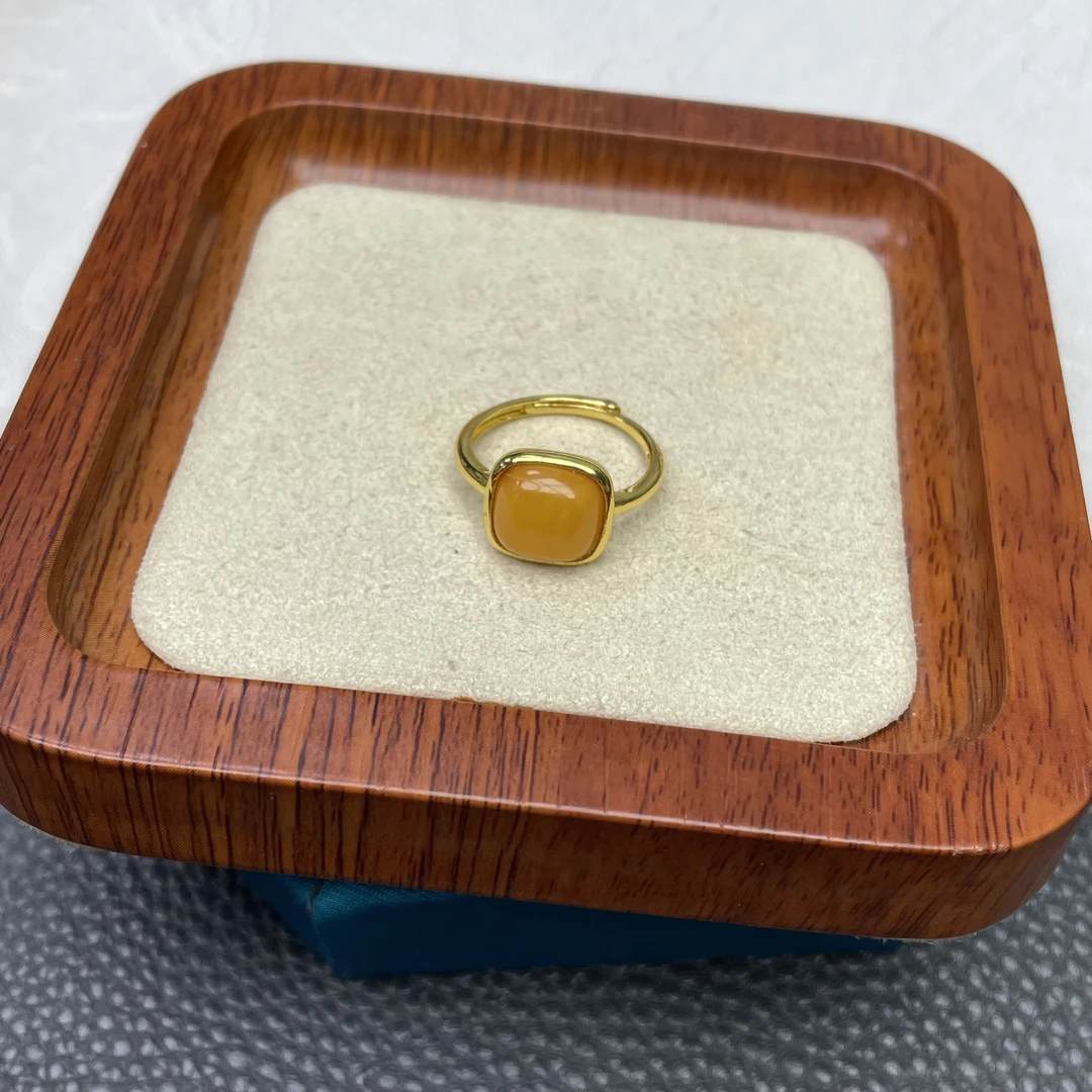 2080蜜蜡方糖戒指