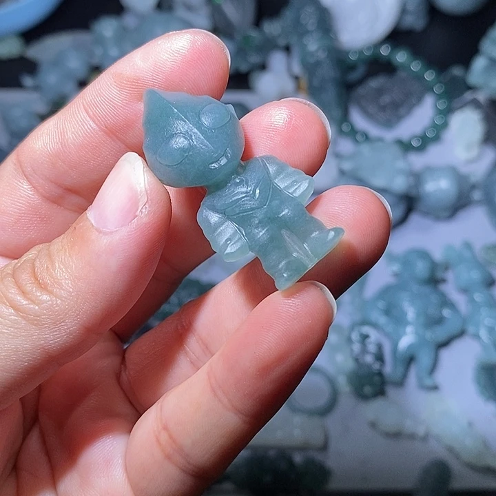 定制翡翠未镶嵌毛