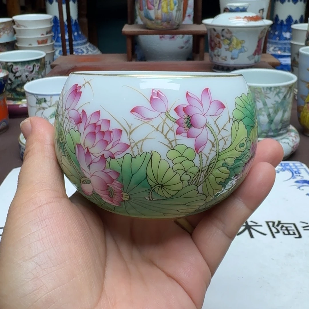 景德镇手工手绘展示