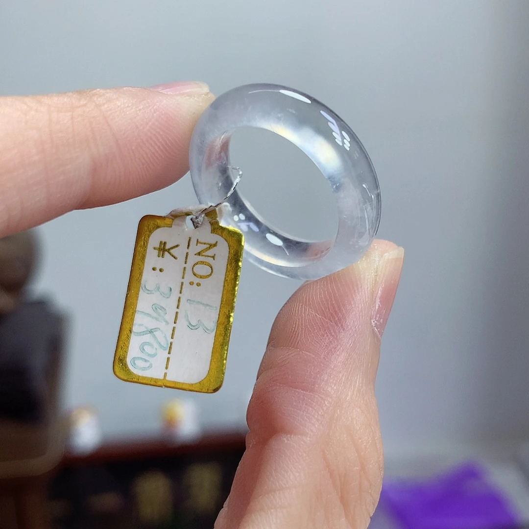 翡翠未镶嵌戒圈13号