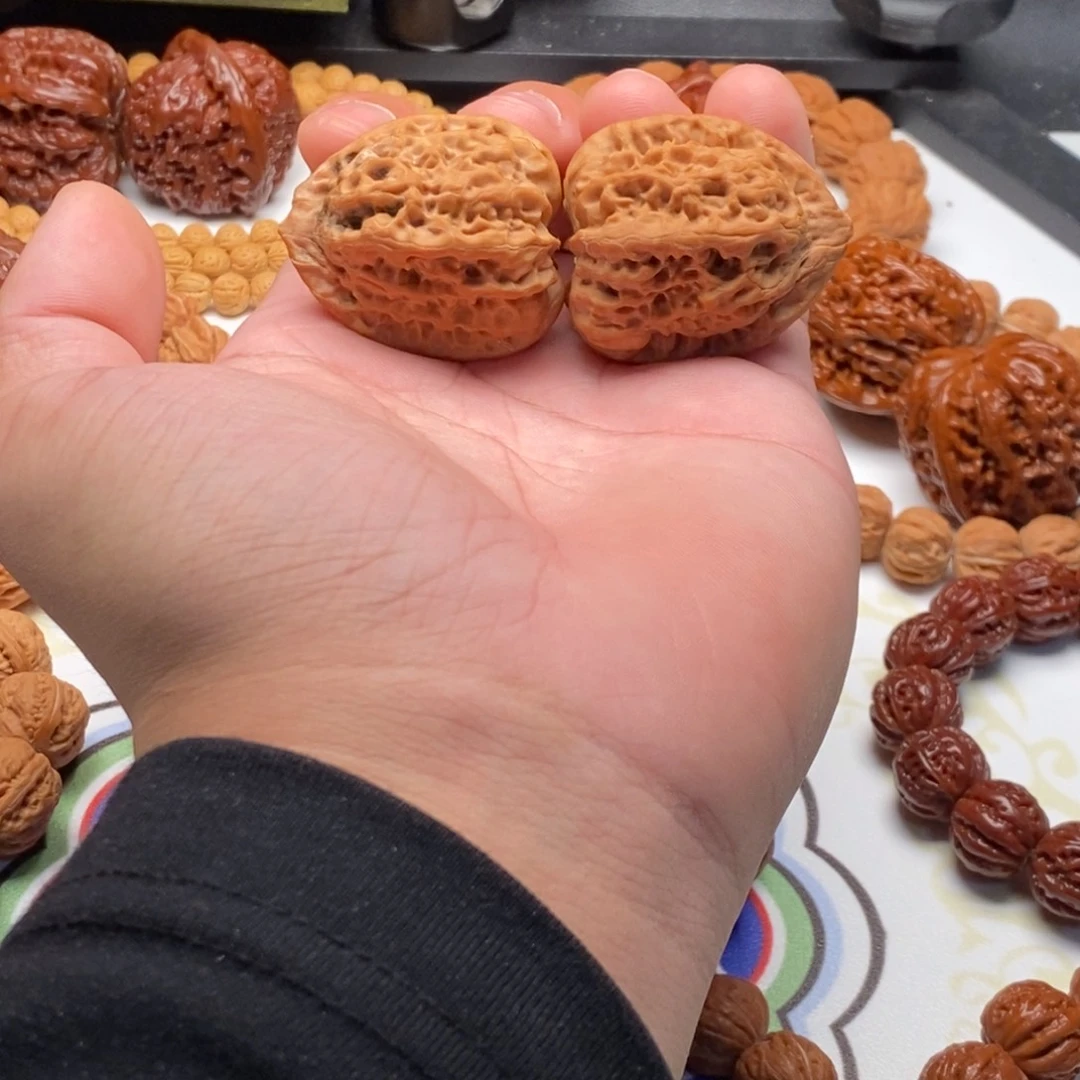 麦***️文玩核桃把件36全品佛肚